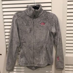 North Face Breast Cancer Edition Gray Fleece